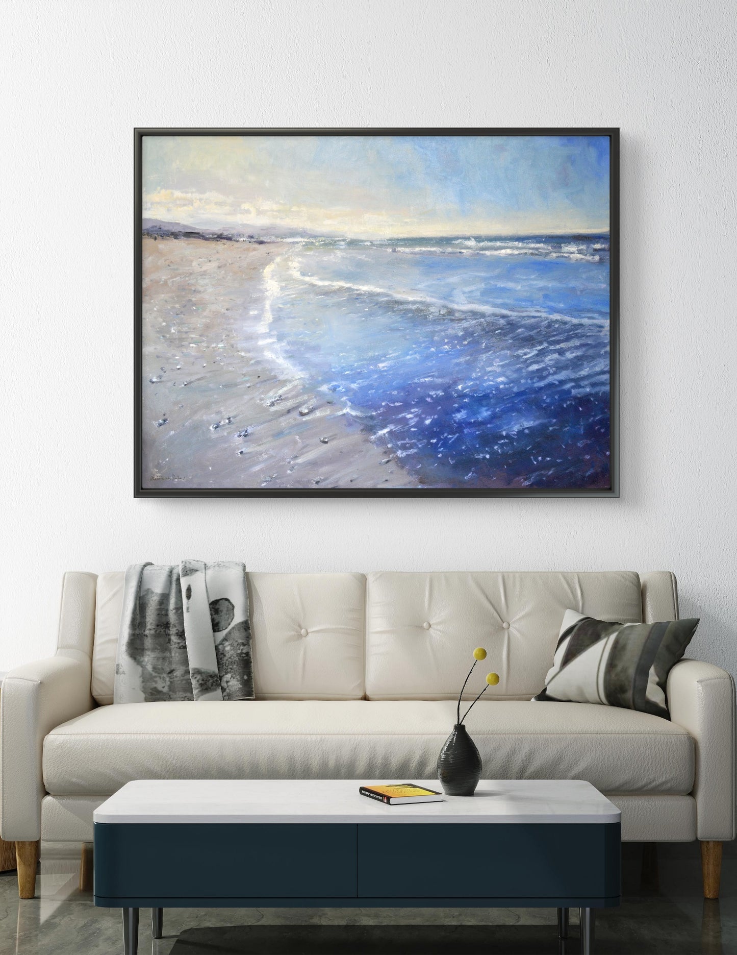 "Neskowin Shores" 30x40 inch original oil painting by Artist Kristina Sellers